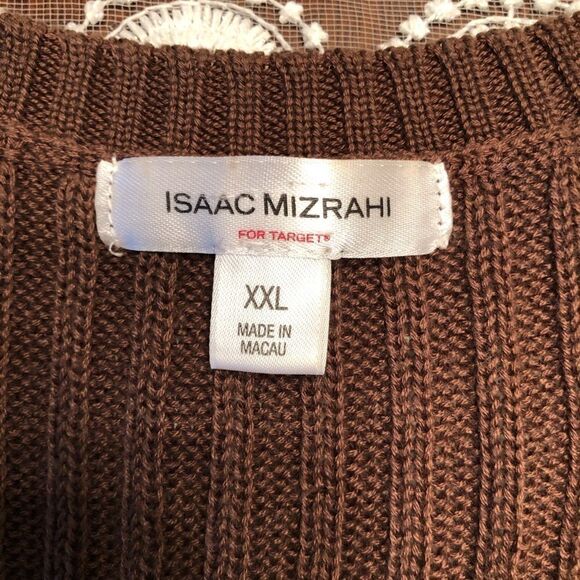 Isaac Mizrahi for Target Metallic Brown Vest - Picture 3 of 7